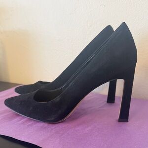 Vince Camuto Black Suede Heels